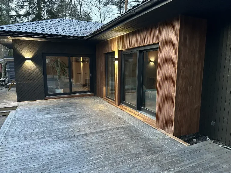 Valminud fassaad, välisvaade, Kodukandi Ehitus