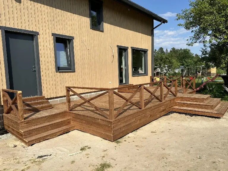 Valminud puitterrass, ülevaade, Kodukandi Ehitus