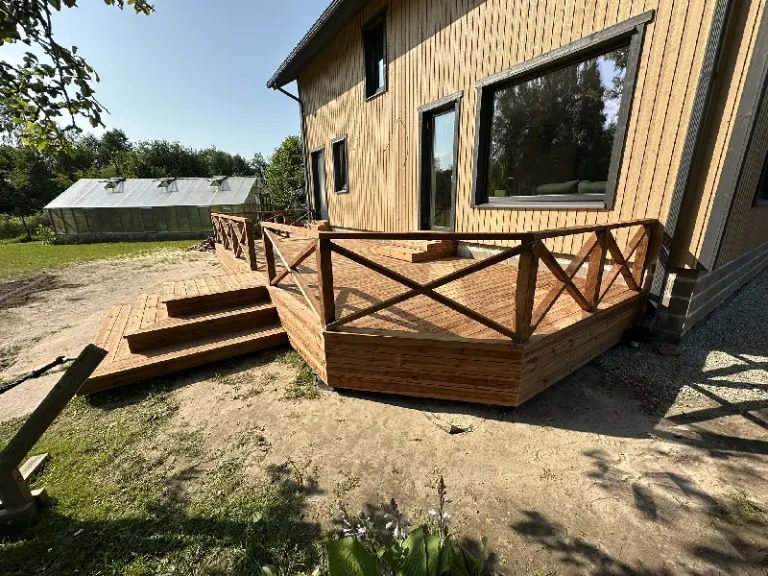 Puitterrassi viimistlus ja konstruktsioon, Kodukandi Ehitus